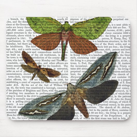 蝶4 マウスパッド (正面)