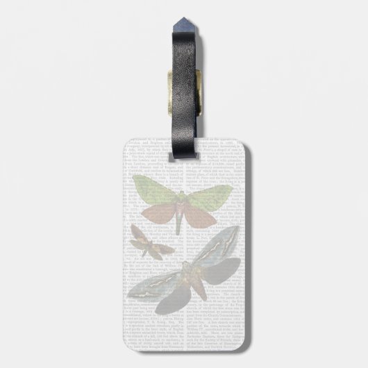 蝶4 ラゲッジタグ (裏面縦)