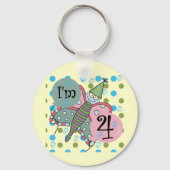 蝶4th誕生日Tシャツとギフト キーホルダー (正面)