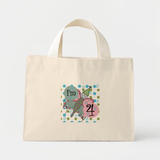 蝶4th誕生日Tシャツとギフト ミニトートバッグ (正面)