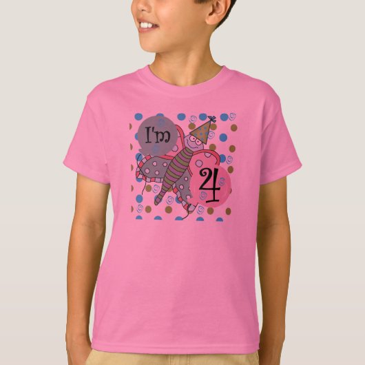 蝶4th誕生日Tシャツとギフト Tシャツ (正面)