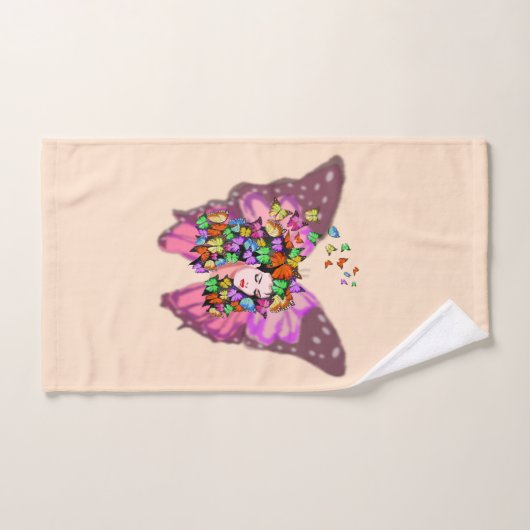 蝶5 バスタオルセット (ハンドタオル)