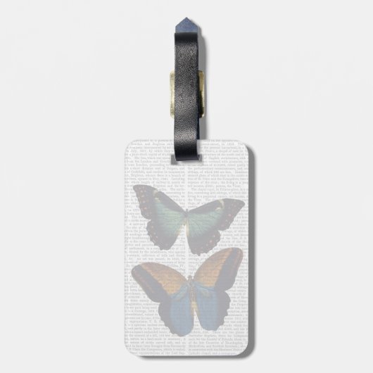 蝶5 ラゲッジタグ (裏面縦)