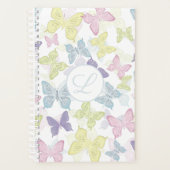 蝶5.5インチx 8.5インチ週/月プランナー プランナー手帳 (正面)