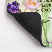 蝶5x7 w詩、PraiseExpressions.Com マウスパッド (コーナー)