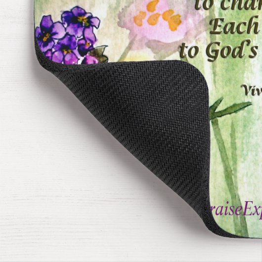 蝶5x7 w詩、PraiseExpressions.Com マウスパッド (コーナー)