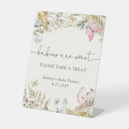  蝶（ぼう）のベビーが甘いおごり 台座サイン