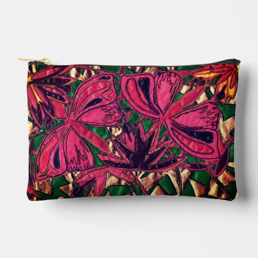 蝶 アクセサリーポーチ (正面)