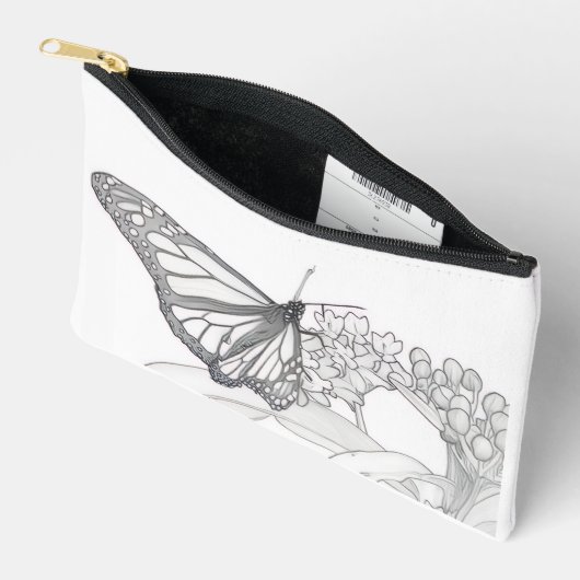 蝶 アクセサリーポーチ (見開き)