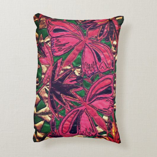 蝶 アクセントクッション (裏面(縦))