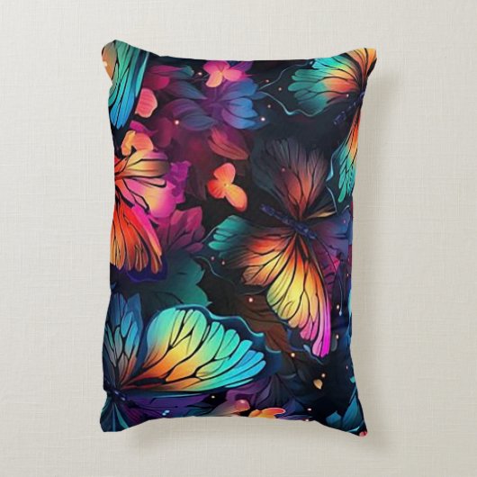 蝶 アクセントクッション (裏面(縦))