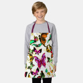 蝶 エプロン (着用した状態)