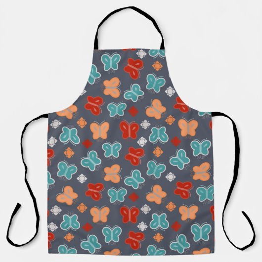 蝶 エプロン (正面)