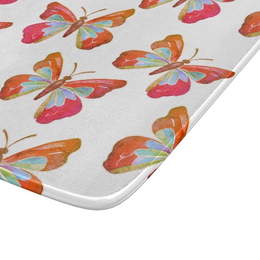 蝶 カッティングボード (角)