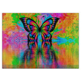 蝶 カッティングボード (正面)