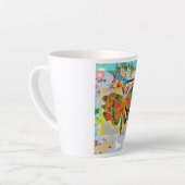 蝶 カフェラテマグ (左アングル)