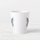 蝶 カフェラテマグ (正面)