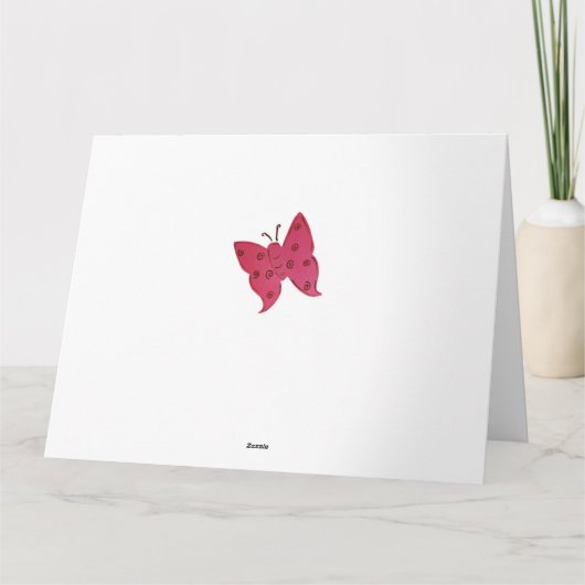 蝶 カード (裏面)