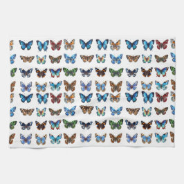蝶 キッチンタオル