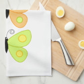 蝶 キッチンタオル (四つ折り)