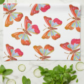 蝶 キッチンタオル (折り畳み)