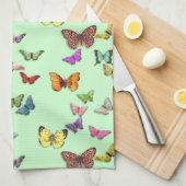 蝶 キッチンタオル (四つ折り)