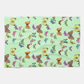 蝶 キッチンタオル (横)