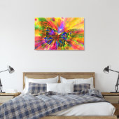 蝶 キャンバスプリント (インサイチュ (寝室))