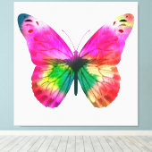 蝶 キャンバスプリント (インサイチュ (ウッドフロア))