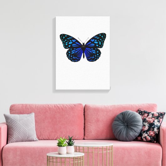 蝶 キャンバスプリント (インサイチュ (リビング))