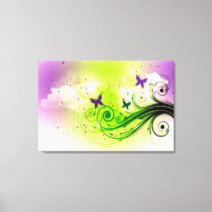 蝶 キャンバスプリント