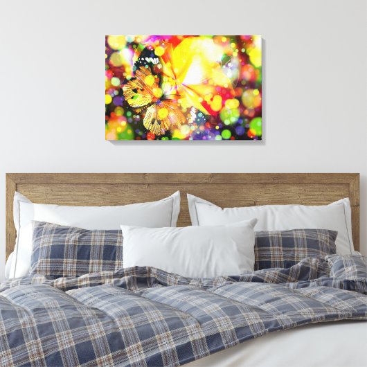 蝶 キャンバスプリント (インサイチュ (寝室))