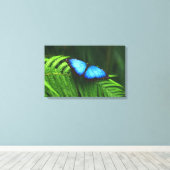 蝶 キャンバスプリント (インサイチュ (ウッドフロア))