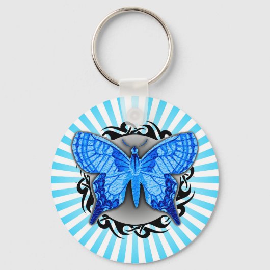 蝶. キーホルダー (正面)