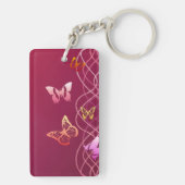 蝶 キーホルダー (裏面)