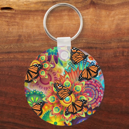 蝶 キーホルダー (正面)