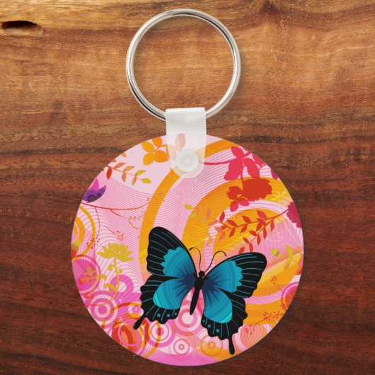 蝶 キーホルダー (正面)
