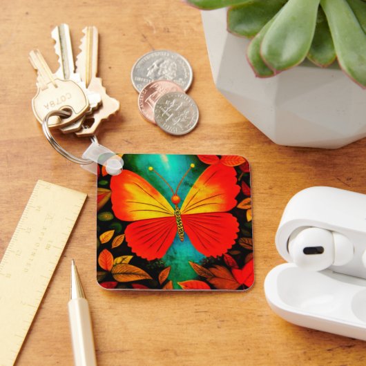 蝶 キーホルダー (デスク)