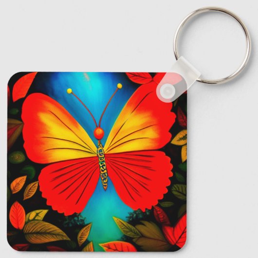 蝶 キーホルダー (裏面)