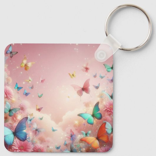 蝶 キーホルダー (裏面)