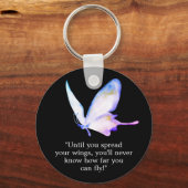 蝶 キーホルダー (正面)