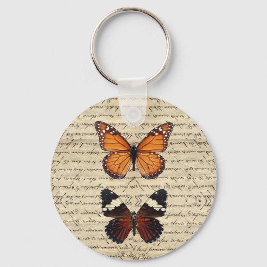 蝶 キーホルダー (正面)