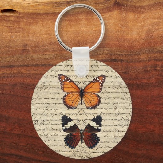 蝶 キーホルダー (正面)