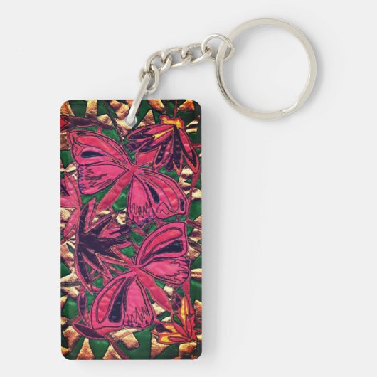 蝶 キーホルダー (裏面)