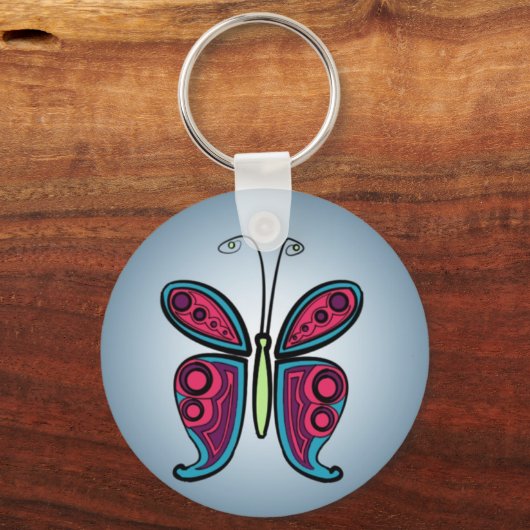 蝶 キーホルダー (正面)