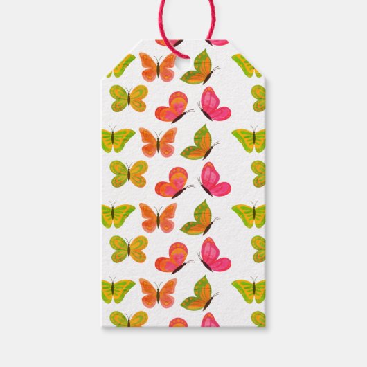 蝶 ギフトタグ (正面)