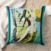 蝶 クッション (ブランケット)