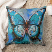 蝶 クッション (ブランケット)