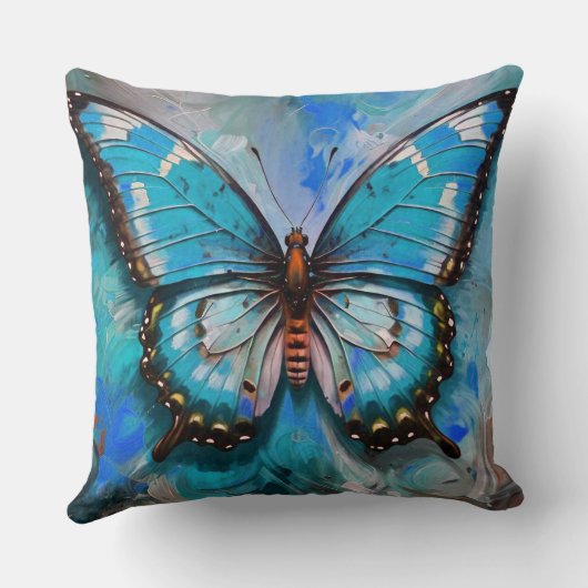 蝶 クッション (裏面)