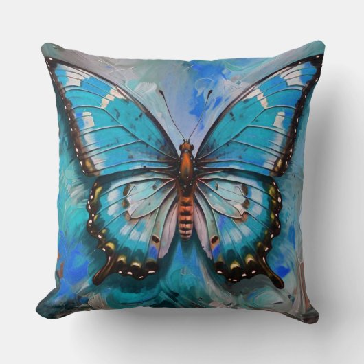蝶 クッション (正面)